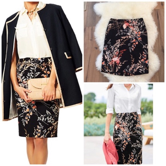 🛑SOLD🛑Floral Pencil Skirt - Picture 2 of 8